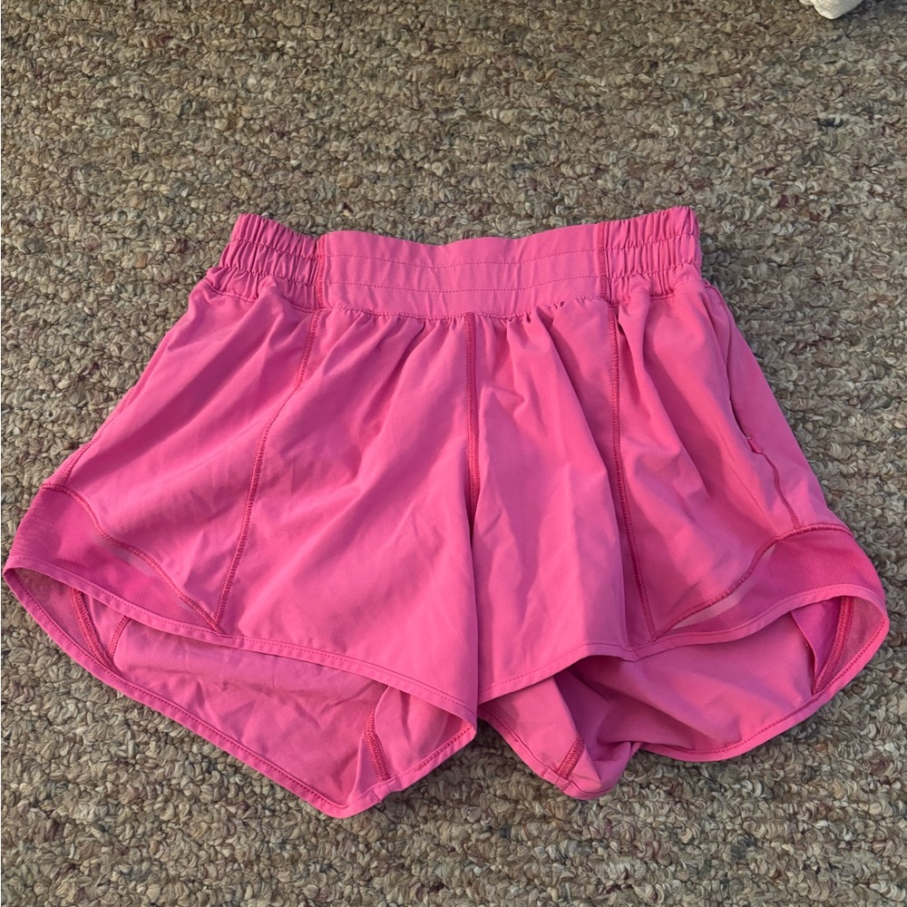 Women's Pink Lululemon Athletic Shorts